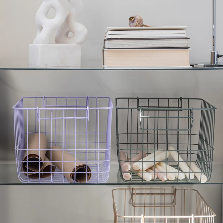 Panier Store-It avec sac en lin de Mette Ditmer