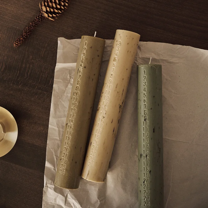 Mura Bougie de l'Avent, H 25 cm, groupe de Ferm Living