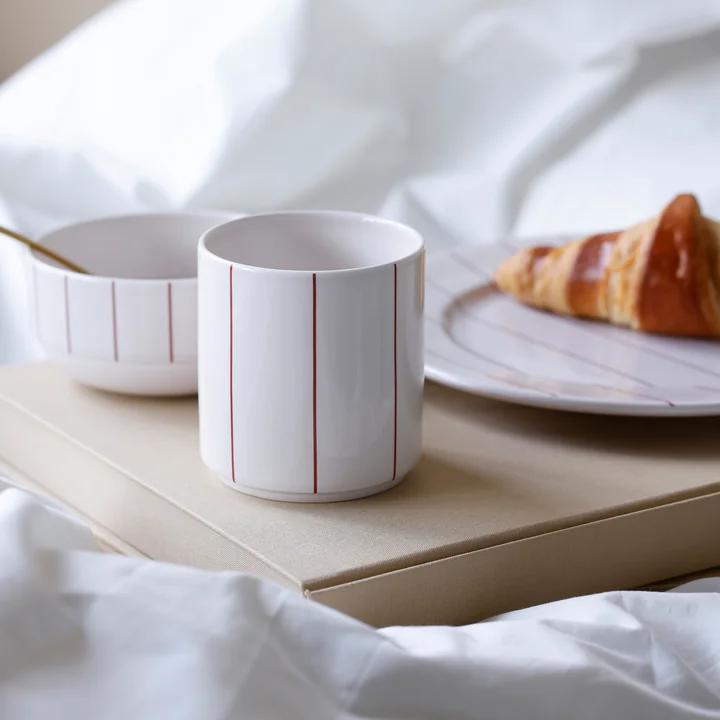 Tasse Pyjama Jumbo avec anse, 400 ml, bleu de Design Letters