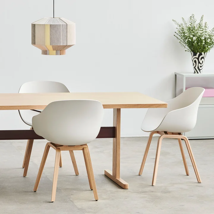 HAY - About a Chair AAC 222, chêne laqué / white 2. 0