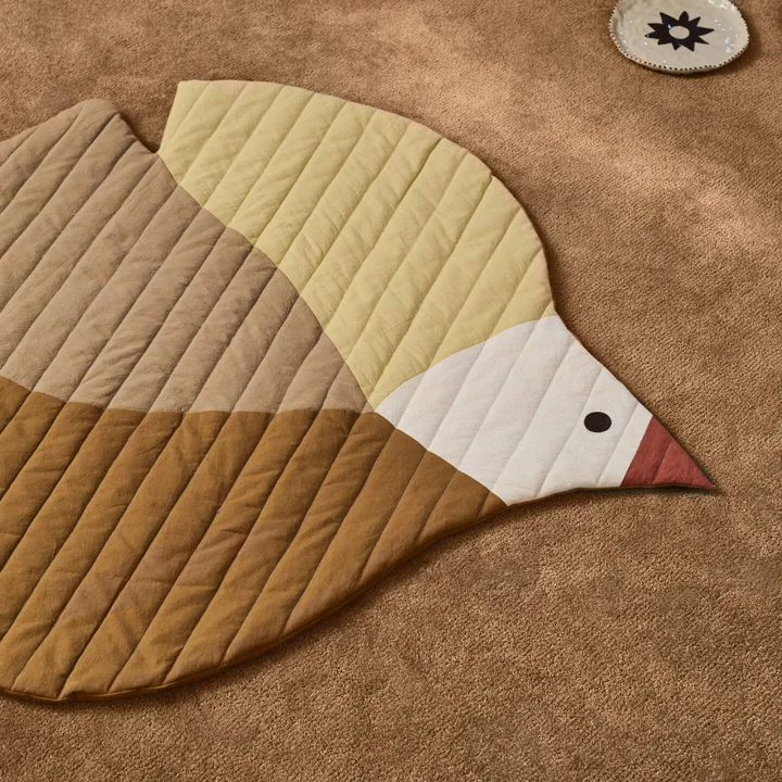 Ferm Living - Swif tapis matelassé, 80 x 110 cm, multicolore