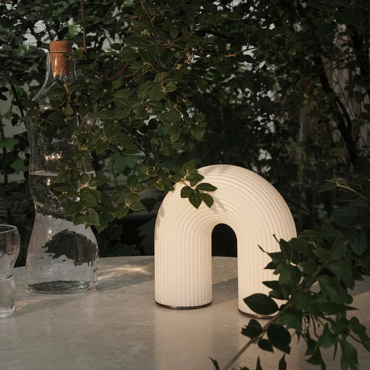 Ferm Living - Vuelta Portable Lampe à batterie, blanc