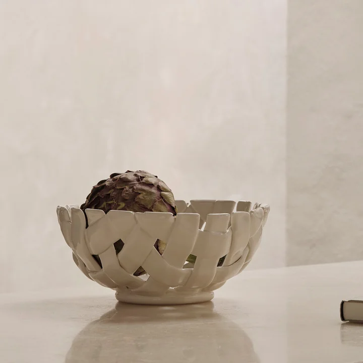 Ferm Living - Plait Coupe, Ø 24 cm, blanc cassé