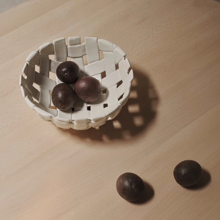 Ferm Living - Plait Coupe, blanc cassé