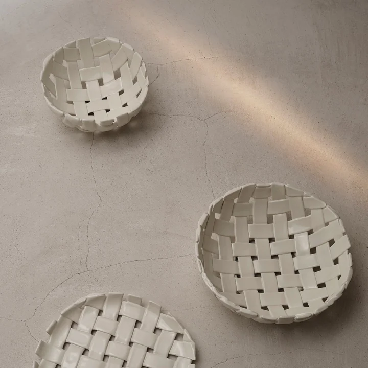 Ferm Living - Plait Bols, blanc cassé