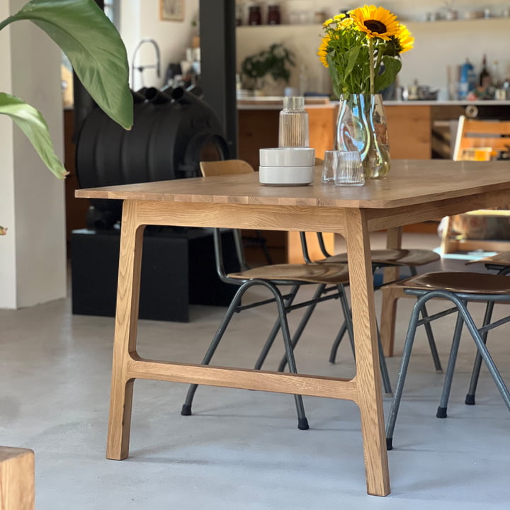 Studio Zondag - Leef Table de salle à manger 180 x 95 cm, chêne huilé