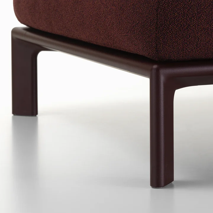 Vitra - Canapé modulaire flexible Anagram, bordeaux foncé / dark red melange (Cento 12)