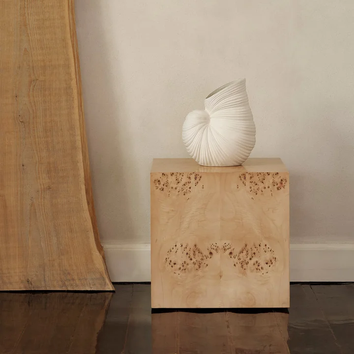 Ferm Living - Shell Vase, blanc cassé