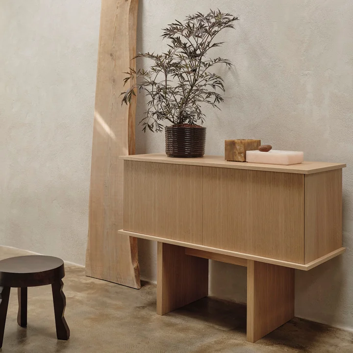 Ferm Living - Stilt Single Sideboard, chêne naturel