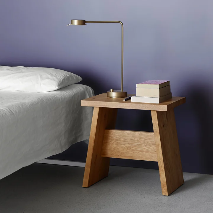 e15 - Langley tabouret, chêne