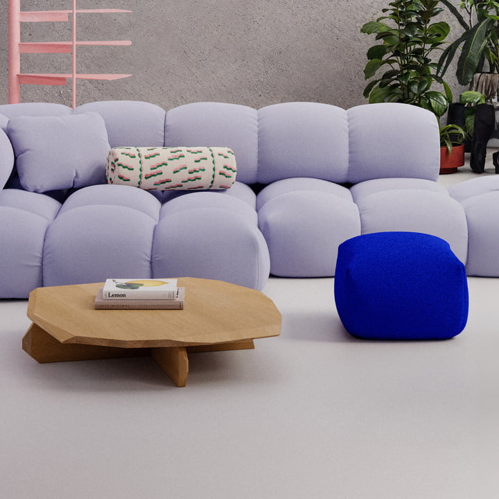 OUT Objekte unserer Tage - Sander Pouf Mini, bleu cobalt (Berlin 641 by OUT)