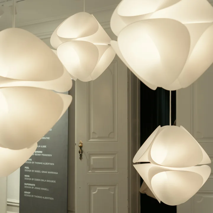 Frandsen - Nova lampe suspendue, blanc opalin