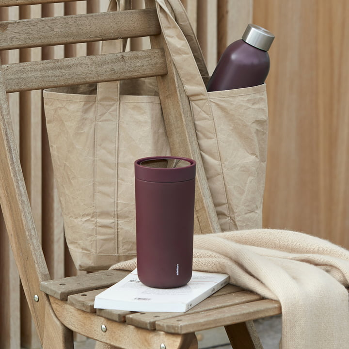 Stelton - To Go Click 0,4 l, double paroi, berry