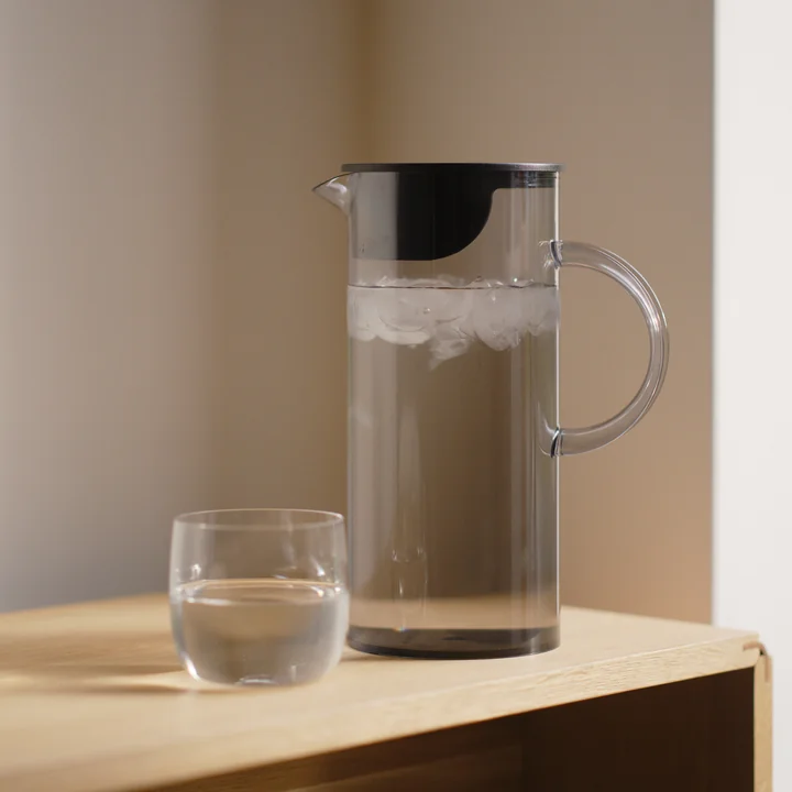 Stelton - EM77 Pot avec couvercle, smoke