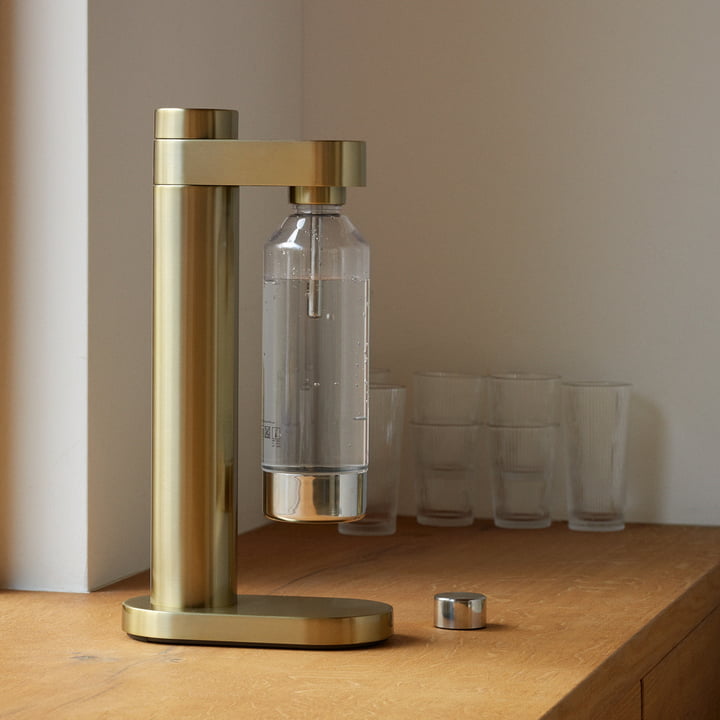 Stelton - Brus Appareil à gazéifier l'eau, laiton brossé