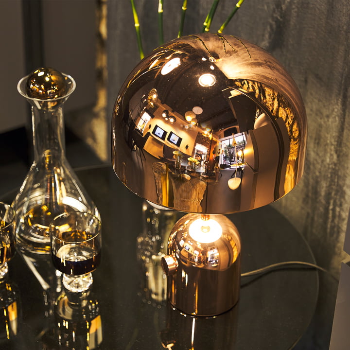 Tom Dixon - Bell LED lampe de table, cuivre