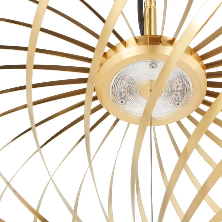 Tom Dixon - Spring Lampe à suspendre, laiton