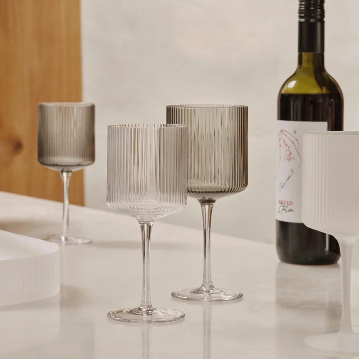 Ferm Living - Ripple Verre à vin