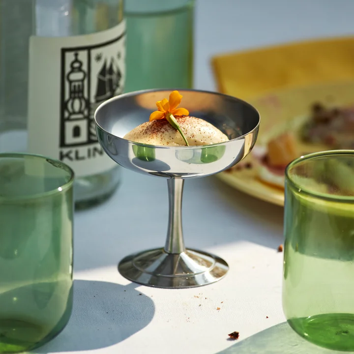 HAY - Coupe à glace italienne, argent