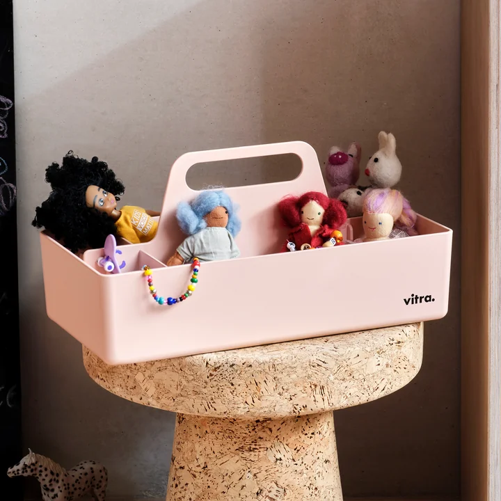 Vitra - Storage Toolbox recyclé, rose pâle