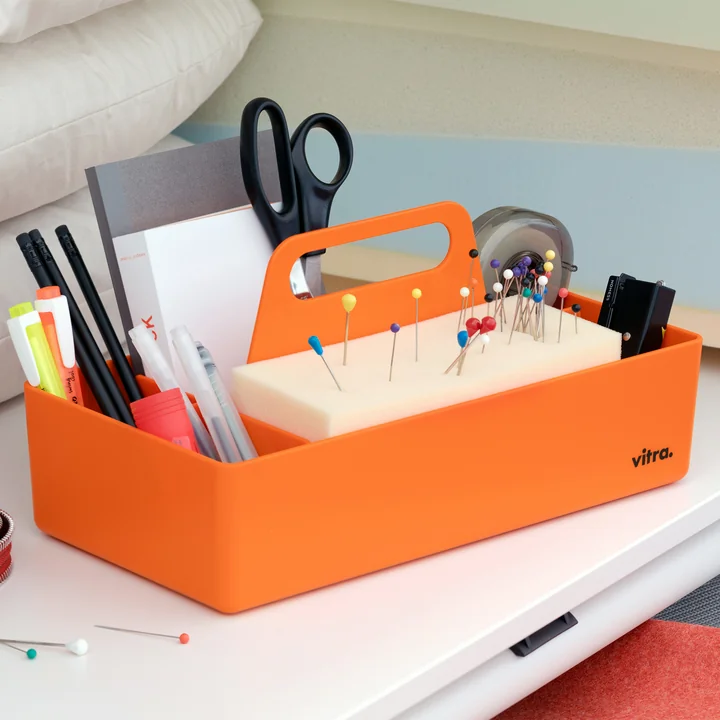 Vitra - Storage Toolbox recyclé, mandarine
