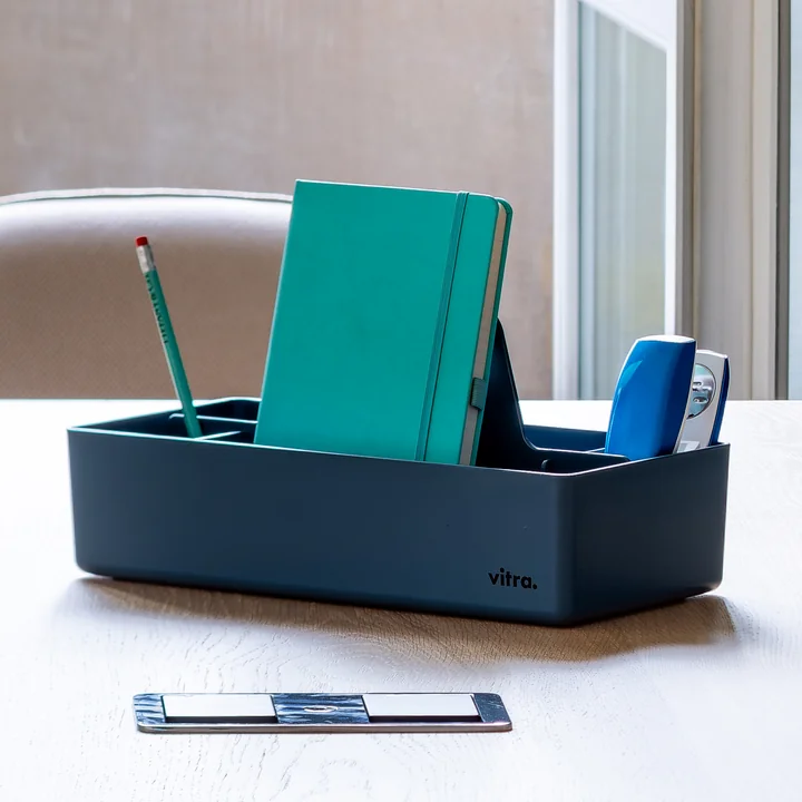 Vitra - Storage Toolbox recyclé, bleu mer