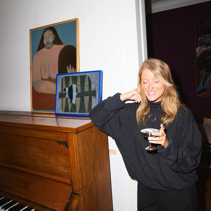 Paper Collective - Affiche Blue Lilly