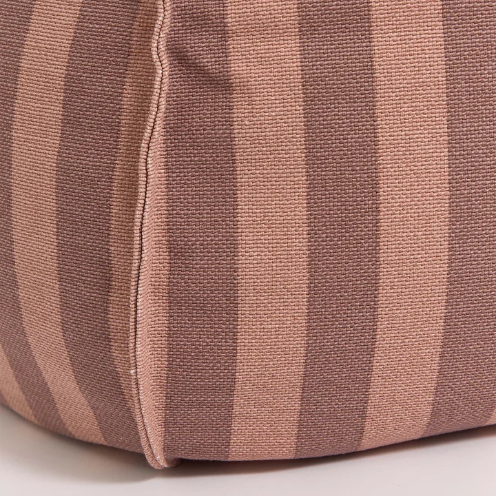 Nobodinoz - Vibes Pouf rond, Ø 70 x H 30 cm, rose / mauve