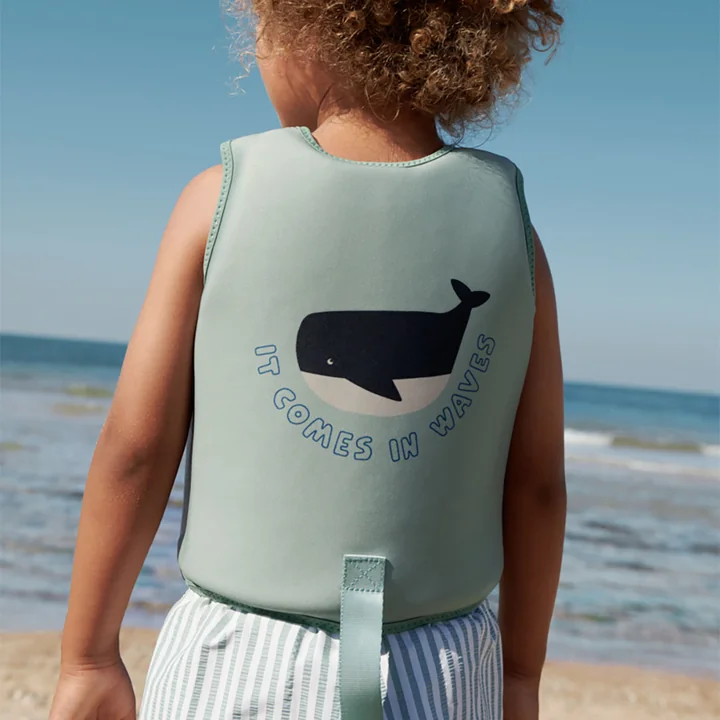 LIEWOOD - Dove Gilet de sauvetage, it comes in waves / peppermint