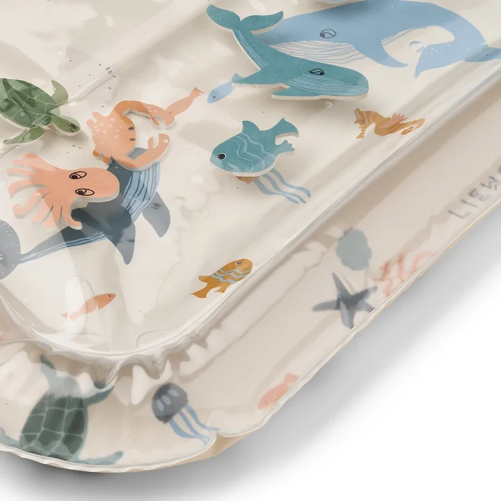 LIEWOOD - Elin Tapis d'activités, gonflable, Sea creature / sandy