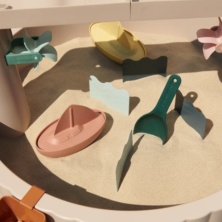 LIEWOOD - Table de jeu Sepp, 80 x 76 cm, sandy multi mix