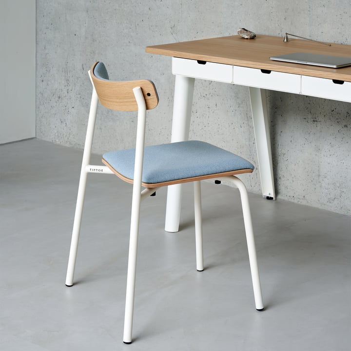 TipToe - NEW MODERN Bureau avec étagères