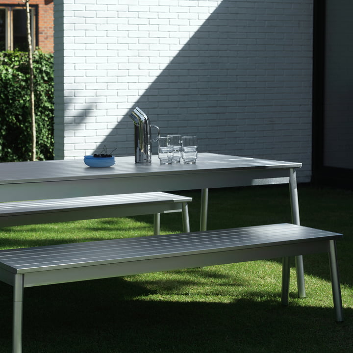 Ex Table de jardin, 200 x 89 cm, aluminium de Normann Copenhagen