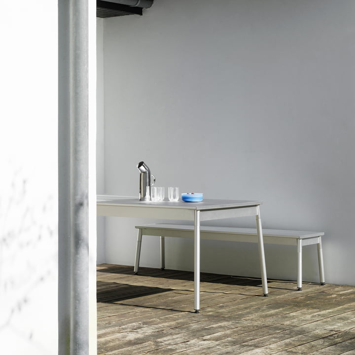 Ex Table de jardin, 200 x 89 cm, aluminium de Normann Copenhagen