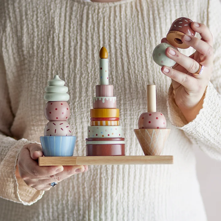 Bloomingville Mini - Jouet d'activité Celebrate, multicolore (18 pcs.)