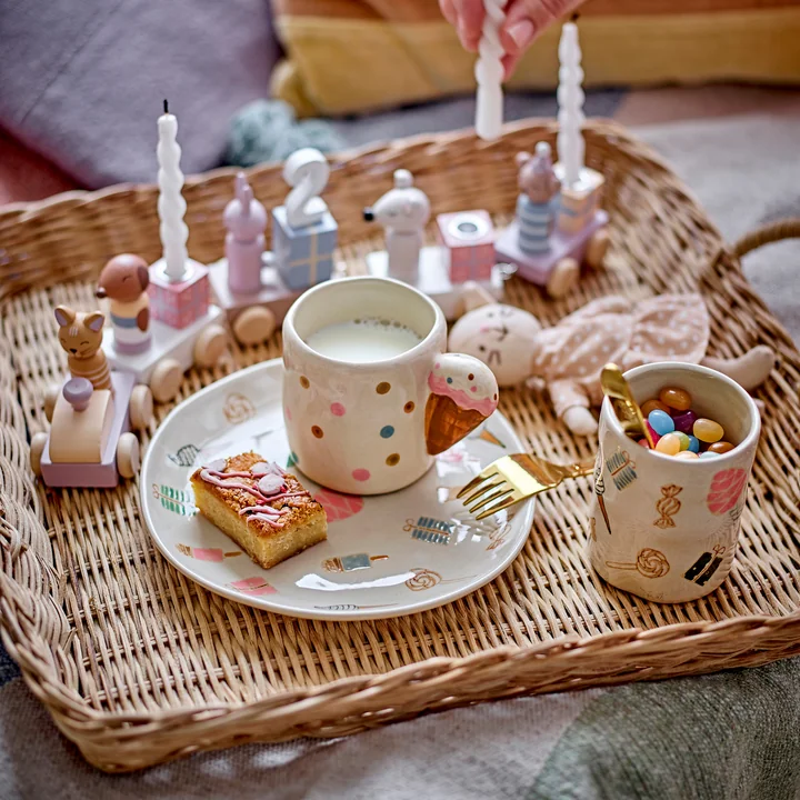 Bloomingville Mini - Creamy Tasse, multicolore