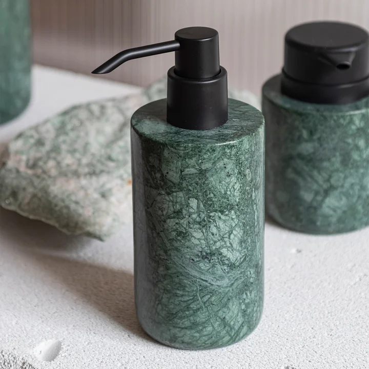 Mette Ditmer - Marble Distributeur de savon, tall, dark forest