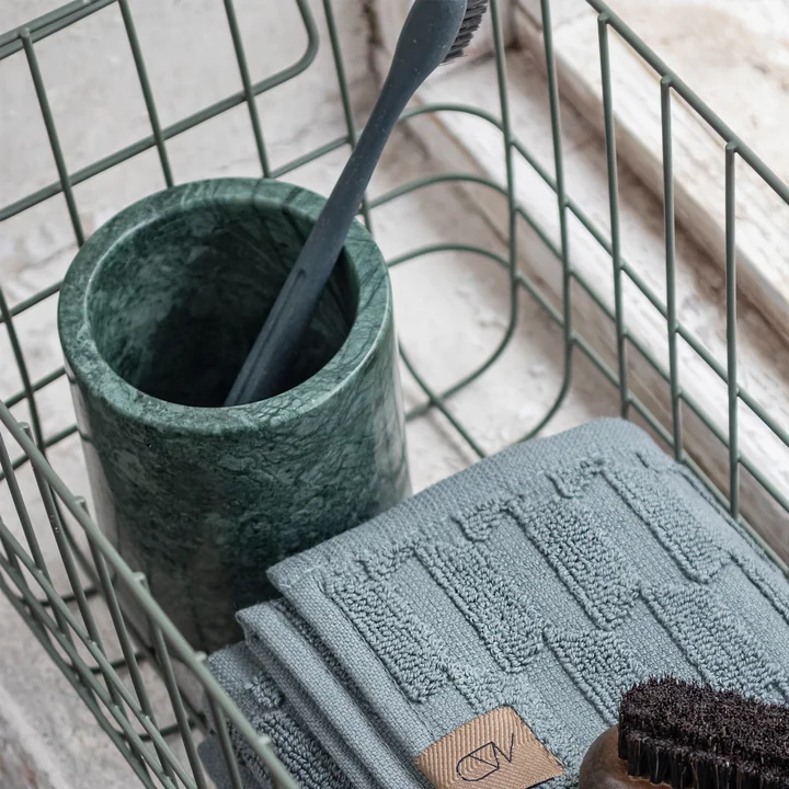 Mette Ditmer - Marble gobelet pour dentifrice, dark forest