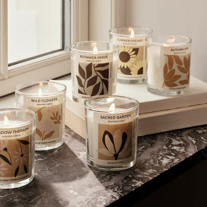 Broste Copenhagen - Bougies parfumées, Ø 7,4 x H 8,3 cm