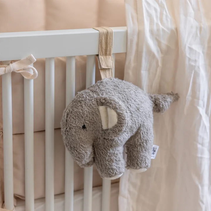 Sebra - Boîte à musique, éléphant, gris