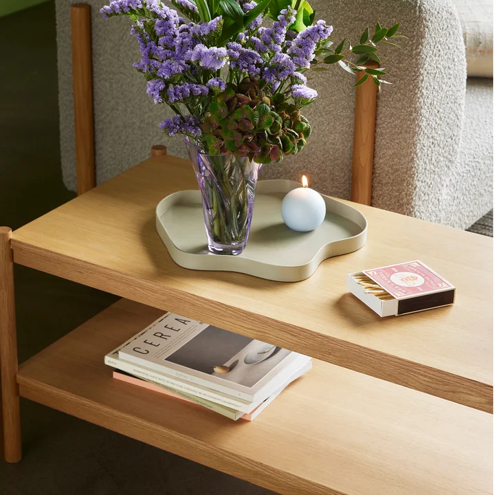 Hübsch Interior - Seize Table basse 120 x 51 cm, Chêne