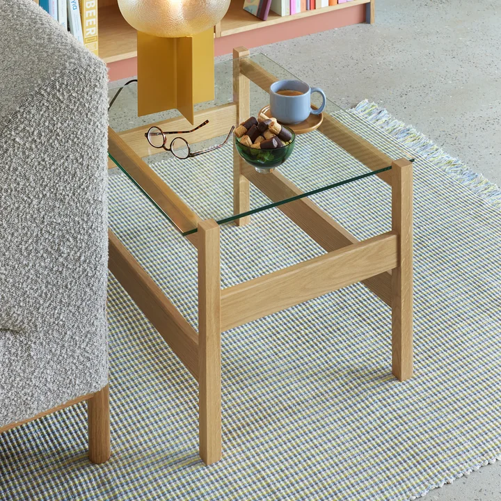 Hübsch Interior - Ledge Table d'appoint, Chêne