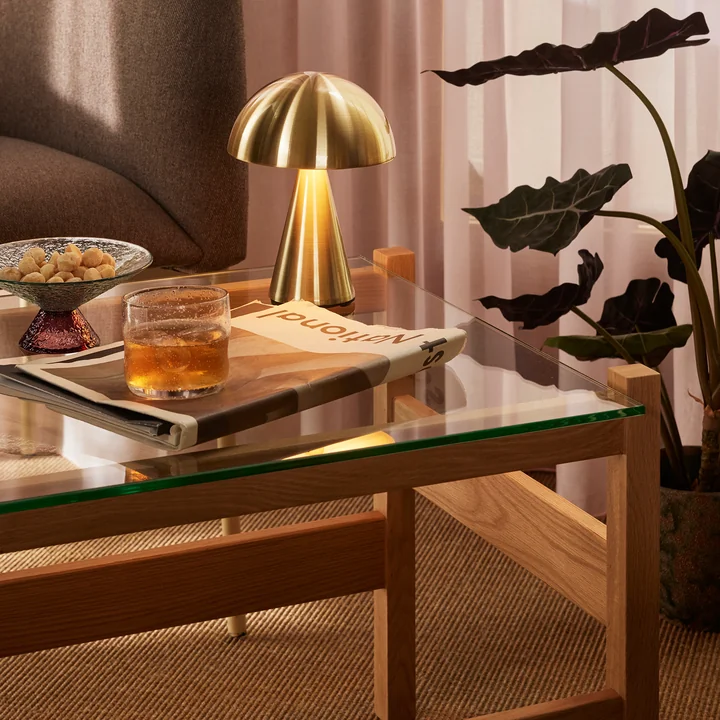 Hübsch Interior - Ledge Table d'appoint, Chêne