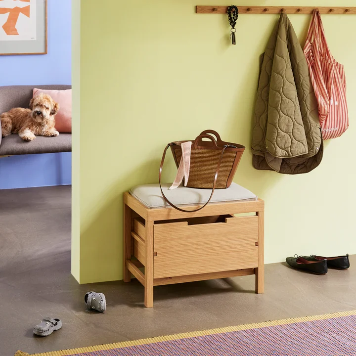 Hübsch Interior - Bifi Banc, chêne / sable