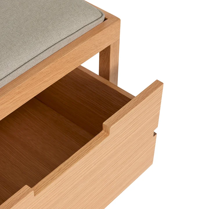 Hübsch Interior - Bifi Banc, chêne / sable