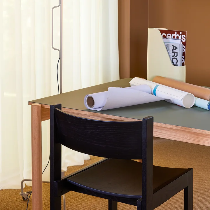 Hübsch Interior - Forma chaise de salle à manger, chêne noir