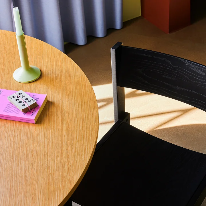 Hübsch Interior - Forma chaise de salle à manger, chêne noir