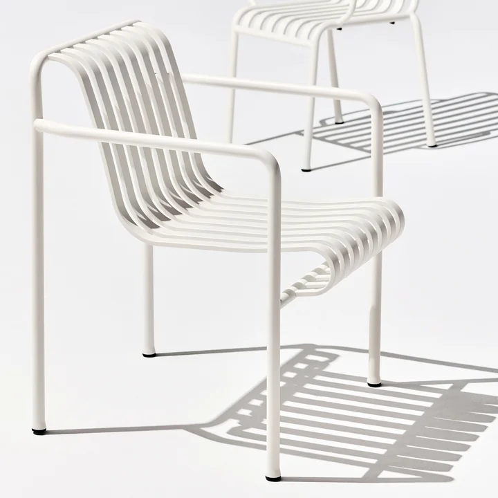 HAY - Palissade Dining Armchair , blanc crème