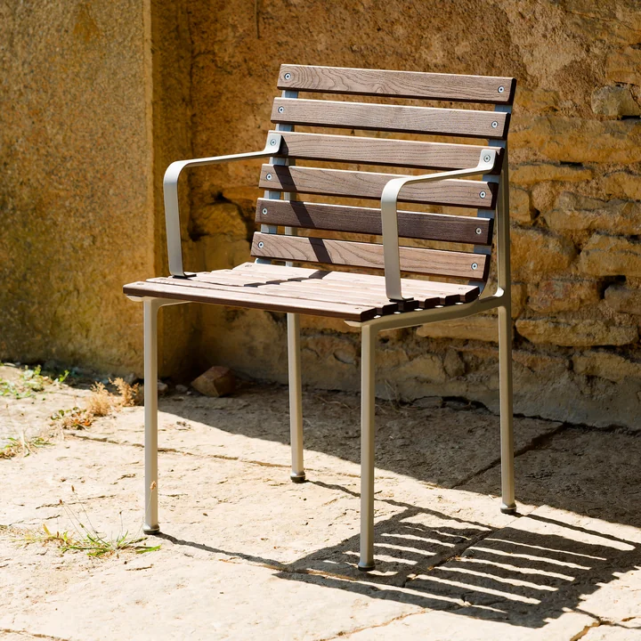 HAY - Traverse Fauteuil, aluminium / frêne huilé