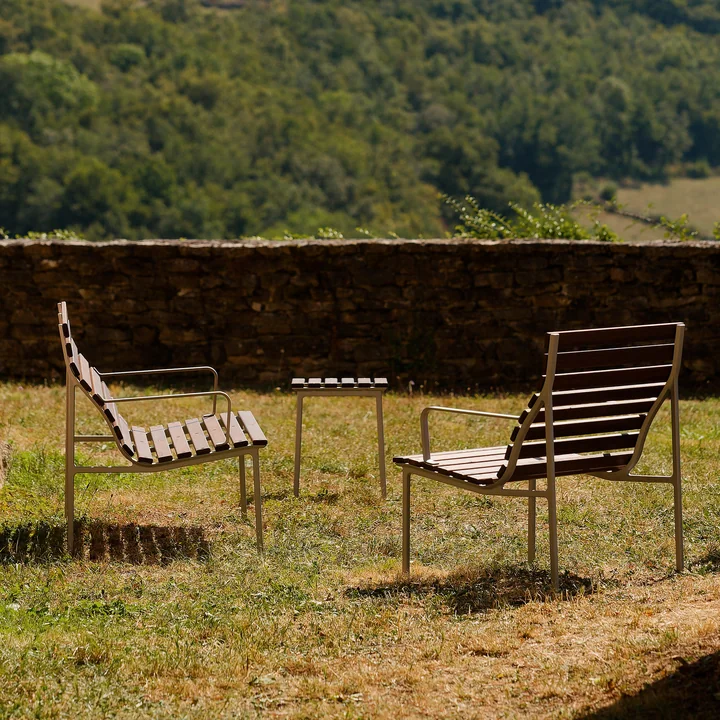 HAY - Traverse Lounge Fauteuil, aluminium / frêne huilé